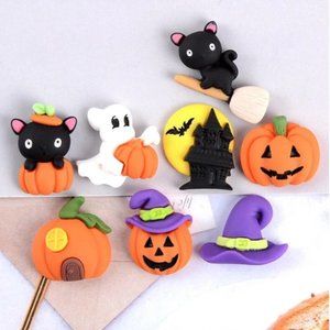 Small assorted Halloween cabochons